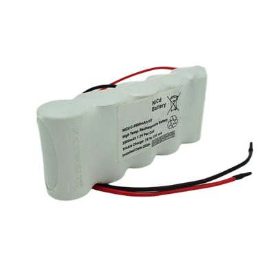 Yan Yana Acil Çıkış Işıklı Piller Paketi 6.0 Volt C2500mAh NiCd