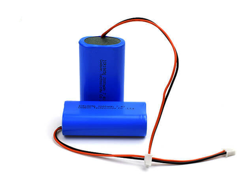 ICR 18650 Acil Işık Lityum Pil 2000mAh 7.4 V Çevre Dostu