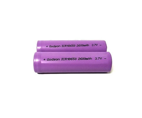 2600mAh 3.7V Acil Işık Lityum Pil ICR18650 2000 Kez Döngü