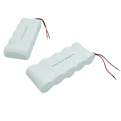 Ni Cd Şarj Edilebilir Pil Paketi D4000mAh 6.0V Döngü Ömrü Piller