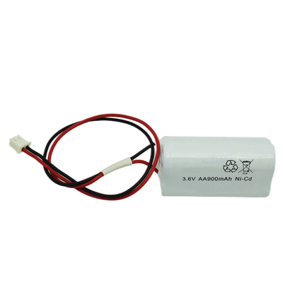 AA Acil Işık Ni Cd Pil 900mAh 3.6V 500 Kez Döngü Ömrü