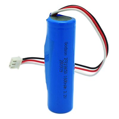 Lityum Yangın Çıkış Işık Pilleri Lifepo4 Hücreleri 18650 3.2V 1600mAh