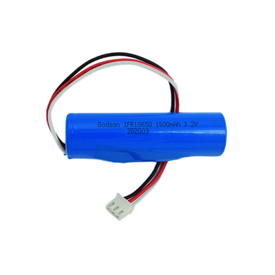 Lityum Yangın Çıkış Işık Pilleri Lifepo4 Hücreleri 18650 3.2V 1600mAh