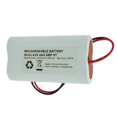 Yan Yana Acil Çıkış Işık Pil Paketi 4.8 Volt D40000mAh NiCd