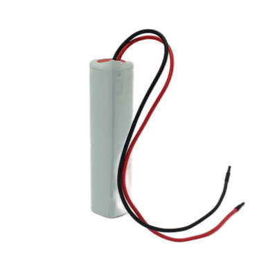 Ni Cd D4000mah 2.4 Volt Çıkış Işık Pilleri Stick Tipi Beyaz PVC ile