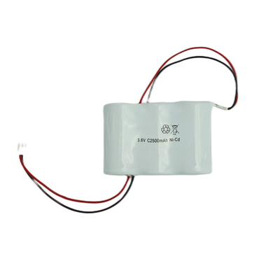 Yan Yana Acil Çıkış Işıklı Piller Paketi 3.6 V C2500mAh NiCd 64g