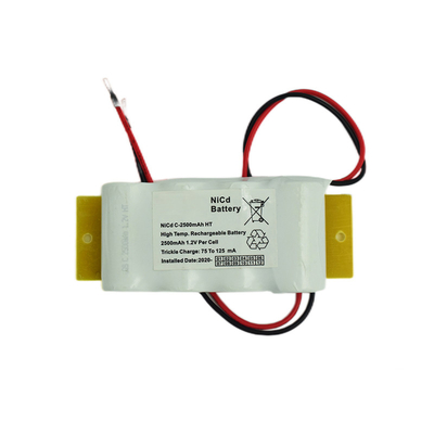 C Boyutu Acil Işık Ni Cd Pil 2500mAh 4.8V Yan Yana