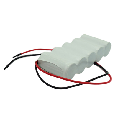 C2500mAh NiCd 6.0V Şarj Edilebilir Hücre Pil Paketi Beklenen Ömrü 5 Yıl