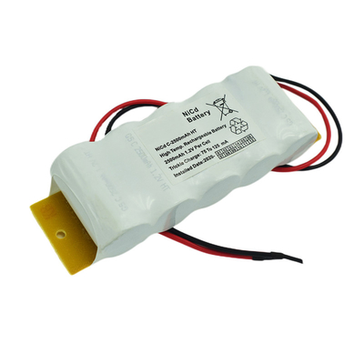 OEM 3.6V Acil Çıkış İşareti Pil Değiştirme NiCd PVC Ceket
