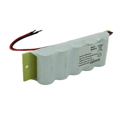 6.0V Acil Işık Ni Cd Pil 1800mAh 500 Kez Döngü