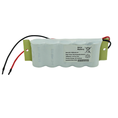 SC1800mah Acil Çıkış İşareti Pili 6.0v Ni Cd Pil Paketi