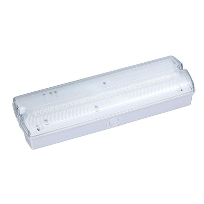 60Hz Lityum İyon Pil Acil Durum Işığı LED Bölme Beyaz 4W 150lm Tavan Montajı