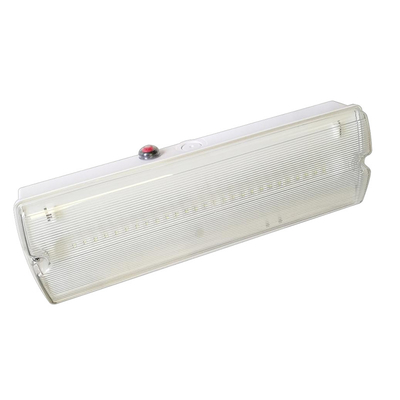 60Hz Lityum İyon Pil Acil Durum Işığı LED Bölme Beyaz 4W 150lm Tavan Montajı