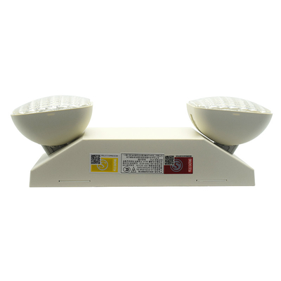 Plastik Sağ Aydınlatmasız LED Acil Durum İkiz Spot Işık 6W 6500K