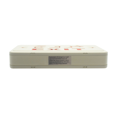 ABS PC Kırmızı LED Acil Çıkış İşareti Işık AC220V 50Hz Lityum Pil ile