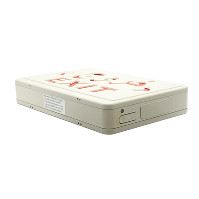ABS PC Kırmızı LED Acil Çıkış İşareti Işık AC220V 50Hz Lityum Pil ile