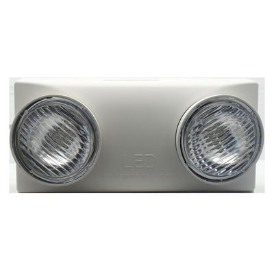 Lityum İyon Pil Led İkiz Spot Acil Durum Işıkları 6500K 3 Saat