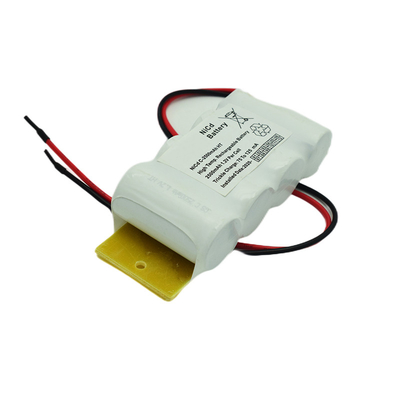Acil Durum Aydınlatması için 4.8V C2500mAh NiCd Şarj Edilebilir Pil Paketi