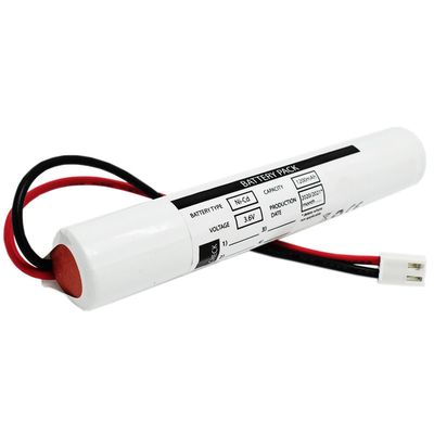 3.6V Acil Çıkış Lambası Bataryaları HS Kodu 8507300090 NiCD SC1200mAh