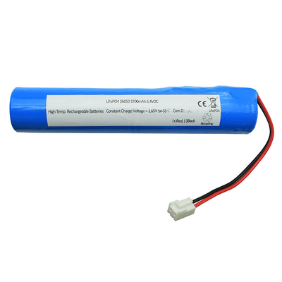 Acil Aydınlatma için 6600mah 6.4 Volt Lifepo4 Li Ion Pil IFR26650