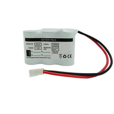 SC1700mah Acil Durum Işığı Ni Cd Pil Paketi 3,6 Volt Yan Yana Yapılandırma