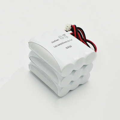 AA Acil Çıkış Lambası Piller Paketi NiCD AA900mAh 3.6V SBS Şarj Edilebilir