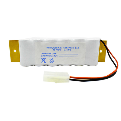 SC1800mAh 7.2 V Çıkış İşareti Acil Durum Işığı Arka Plakalı Ni Cd Pil