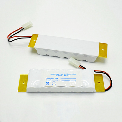SC1800mAh 7.2 V Çıkış İşareti Acil Durum Işığı Arka Plakalı Ni Cd Pil