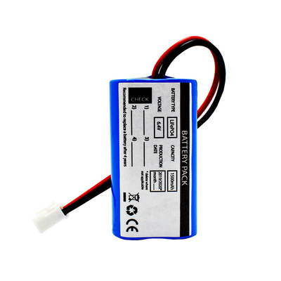 Lityum Yangın Çıkış Işığı Pilleri Lifepo4 Hücreleri 18650 6.4V 1500mAh