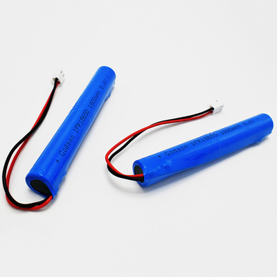 Özelleştirilebilir Acil Durum Işığı Lityum Pil LiFePO4 18650 1600mAh 6.4Volt Pil Paketi