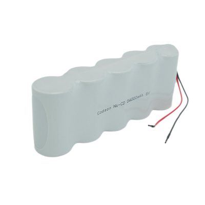 NiCD Acil Çıkış Işığı Pilleri D4000mAh 6.0 V Güvenli Yan Yan