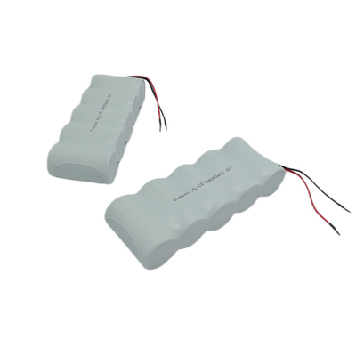 NiCD Acil Çıkış Işığı Pilleri D4000mAh 6.0 V Güvenli Yan Yan