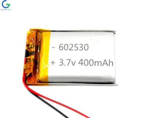 602530 400 mAh ile Lityum iyonlu Pil Acil Işıklama 3.7V Güvenlik