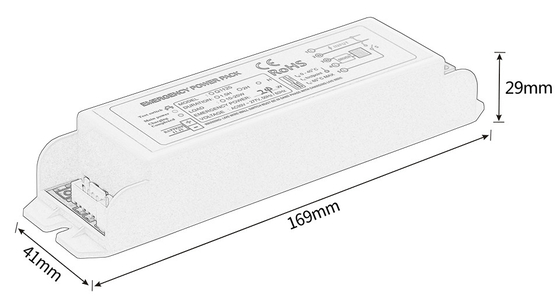 277V IP20 acil durum aydınlatma güç paketi GS-Q1125 acil durum kiti pil bakım türü