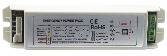 Hızlı şarj acil güç paketi Inverter bakım tipi acil tam güç 15-36W GS-Q1130