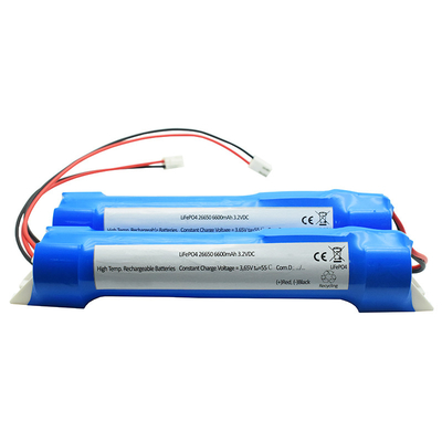 26650 6600mAh 3.2 Volt Stick Tipi LiFePO4 Pilleri Yan Montajlı Modülle