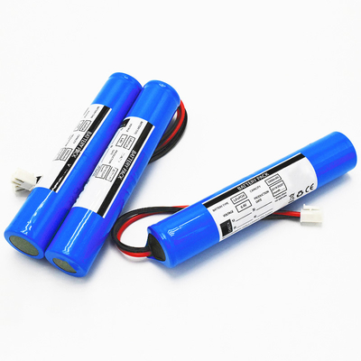 LiFePO4 batarya paketi 2x26650 3000mAh 6.4V baston tipi (Konnektör JST VH-2P, UL1015 18 #, telin uzunluğu 150mm)