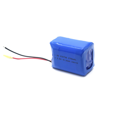 Li-ion Polimer 232738 2700mAh 3.8V PCB ve UL1571 24AWG KÖRÜ&amp; KARA ile