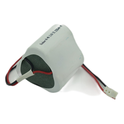 SC2200mAh 3.6 Volt OEM Acil Durum Işığı Değiştirme NiMH Pil Paketi İyi Döngü Süresiyle