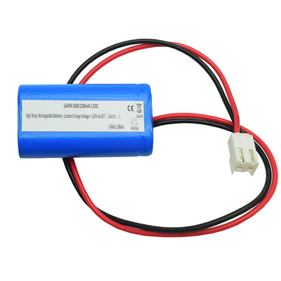 IFR 1200mAh 3.2 Volt AA 14500 LiFePO4 Yan Yan Tipi Piller Yüksek Sıcaklık Ön Performansı