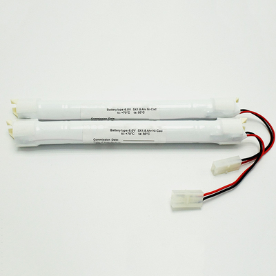 NICAD acil aydınlatma bataryası iyi güvenlik SC1800mAh 6.0V