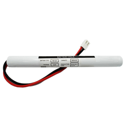 Ni Cd AA600mah 3.6 Volt Çıkış Işık Pilleri İyi Güvenlik ile Stick Tipi