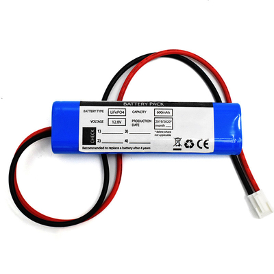 IFR 600mAh 12.8V 14500 LiFePO4 Şarj edilebilir piller Paralel Tipi