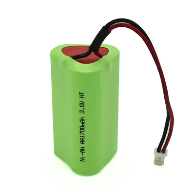 Yüksek Kapasiteli 3.6 V AA1700mAh Ni Mh Akü Hücresi Acil Işıklandırma ve Elektrik Araçları için