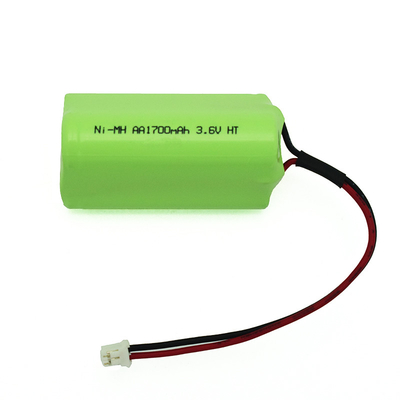 Yüksek Kapasiteli 3.6 V AA1700mAh Ni Mh Akü Hücresi Acil Işıklandırma ve Elektrik Araçları için