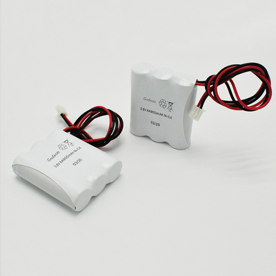 Acil durum aydınlatması yan yana Tipi Ni-Cd Pil AA900mAh 3.6V