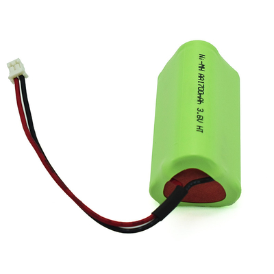 OEM PVC 3.6V Ni-Mh AA1700mAh Yüksek sıcaklıklı şarj edilebilir pil