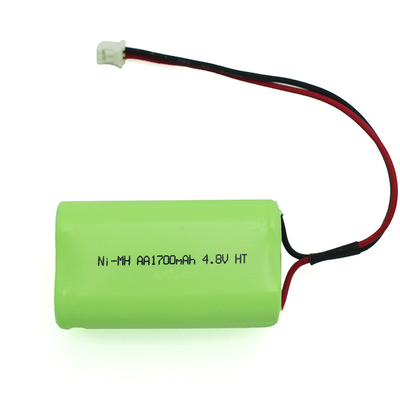 4S1P 4.8V Ni-Mh AA 1700mAh Yüksek sıcaklıklı şarj edilebilir pil OEM PVC