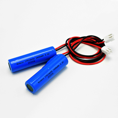 PCM 1.6Ah 3.2V LiFePO4 Silindirli Pillerle Tek Tipi IFR 18650*1 Hücre