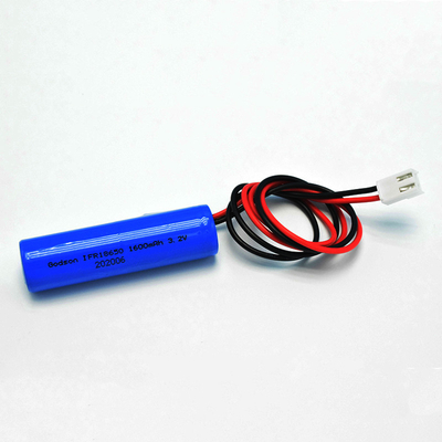 PCM 1.6Ah 3.2V LiFePO4 Silindirli Pillerle Tek Tipi IFR 18650*1 Hücre
